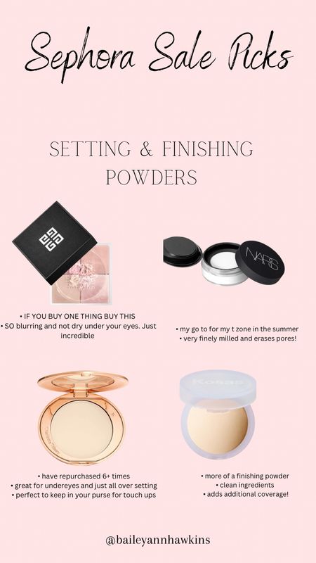 Sephora Sale Picks! Powder favorites 

#LTKbeauty