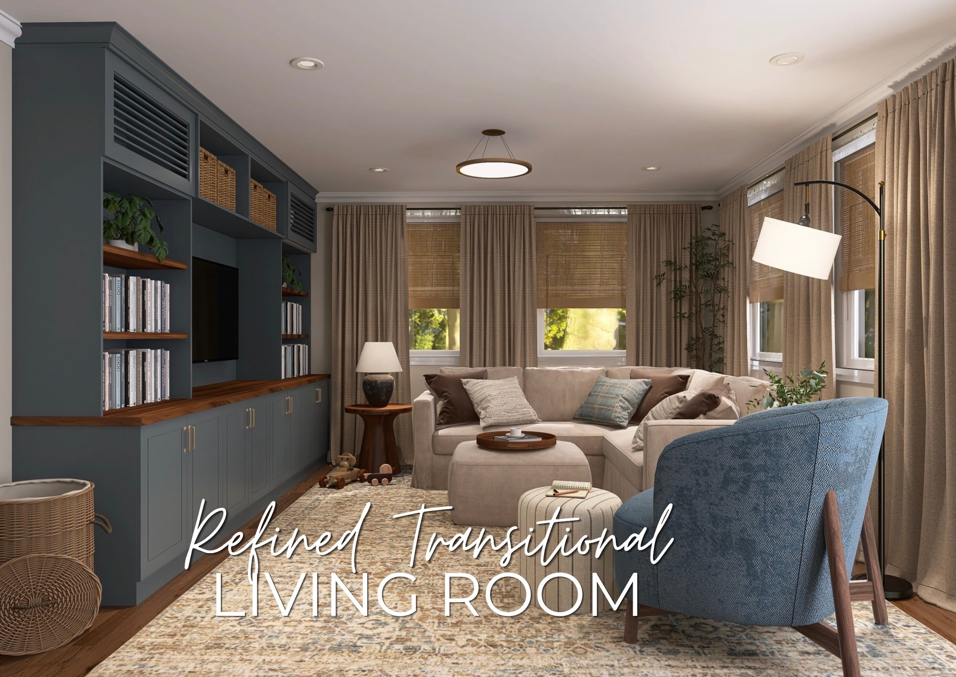 Designed by Brandy
Refined Transitional Living Room 

#LTKHome #LTKmomlife #LTKSeasonal