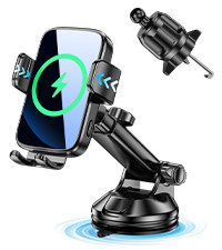 for Magsafe Car Mount【20 Strong Magnets】 Magnetic Phone Holder for Car Phone Holder Mount Tru... | Amazon (US)