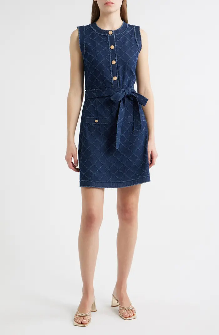 Jacquard Denim Dress | Nordstrom