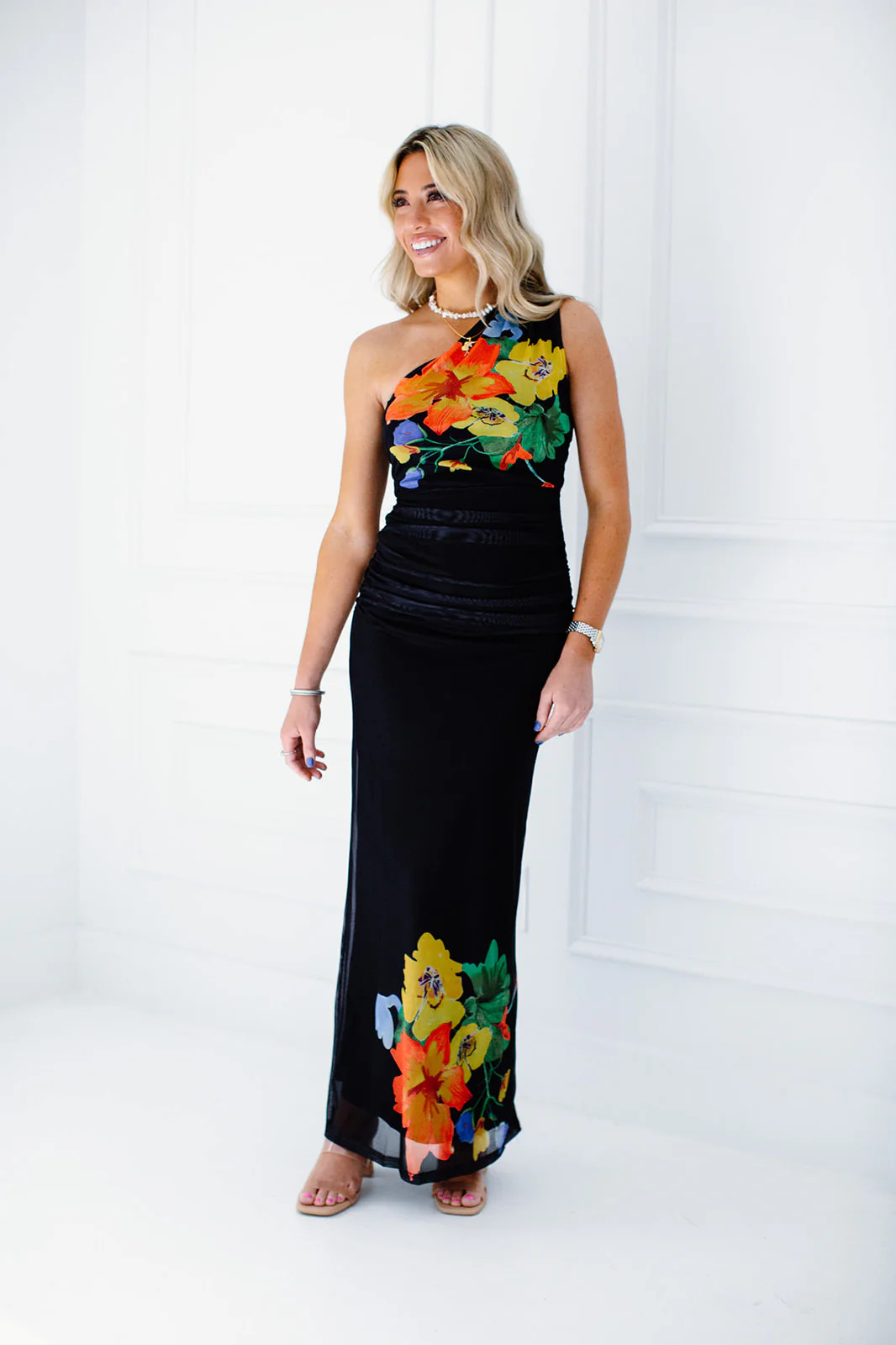 Mollie Maxi Dress - Black | Triple Threads