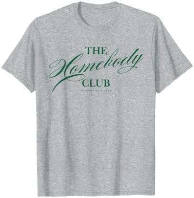 Homebody Club Graphic Cozy Stay Home Introvert T-Shirt | Amazon (US)