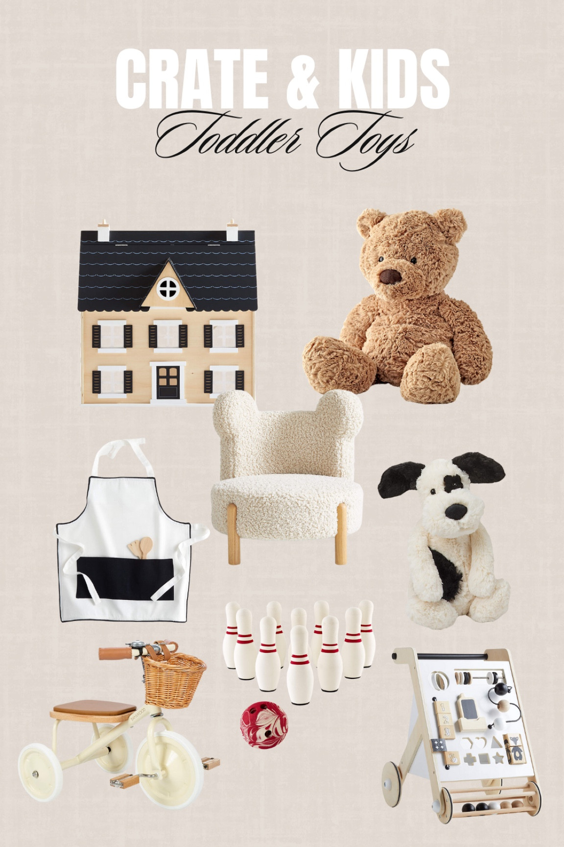 Toddler playroom • kid toys • playhouse • crate and kids • neutral kids roomm

#LTKBaby #LTKHome #LTKKids