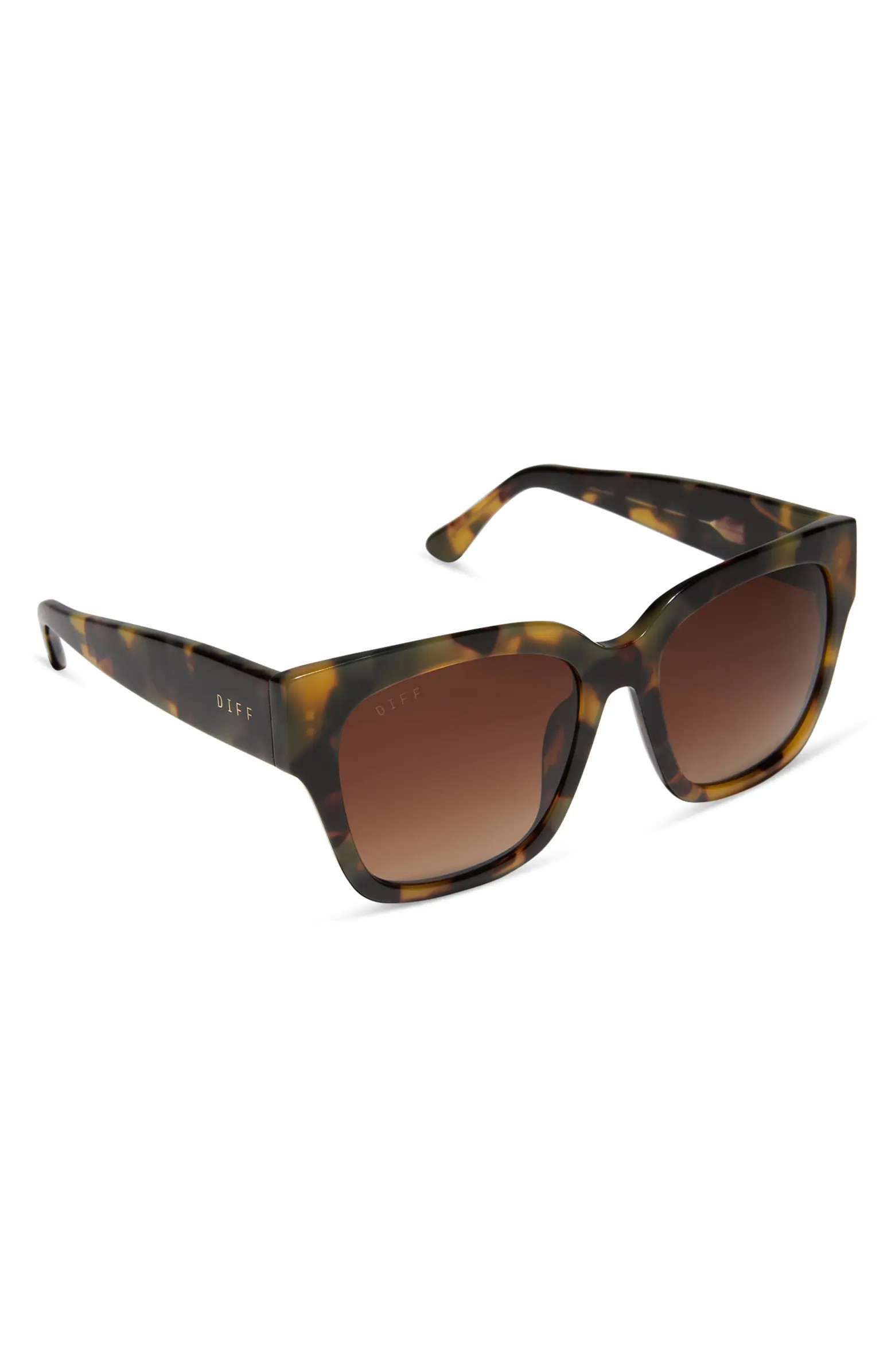 Bella II 54mm Polarized Gradient Square Sunglasses | Nordstrom