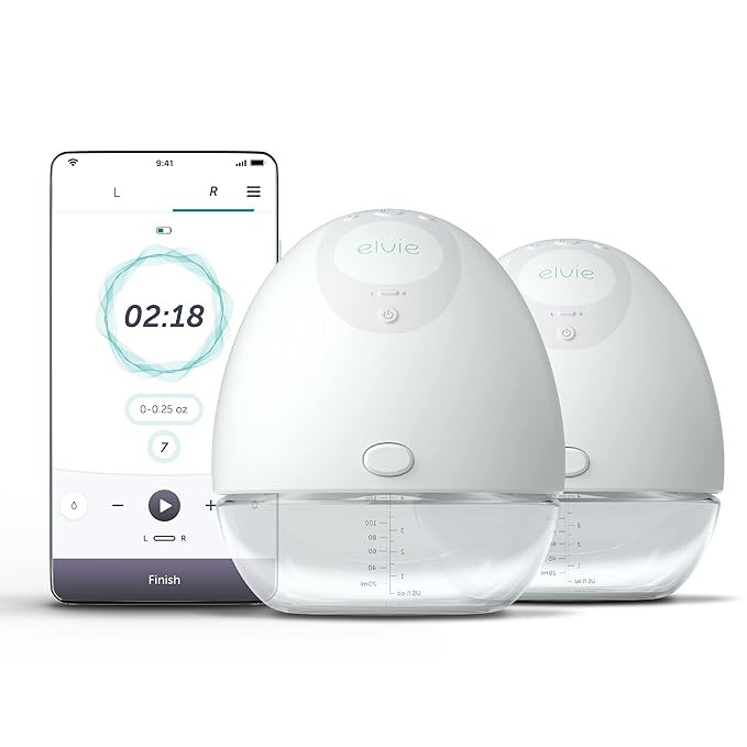 Elvie Breast Pump - Double, Wearable Breast Pump with App - The Smallest, Quietest Electric Breas... | Amazon (US)
