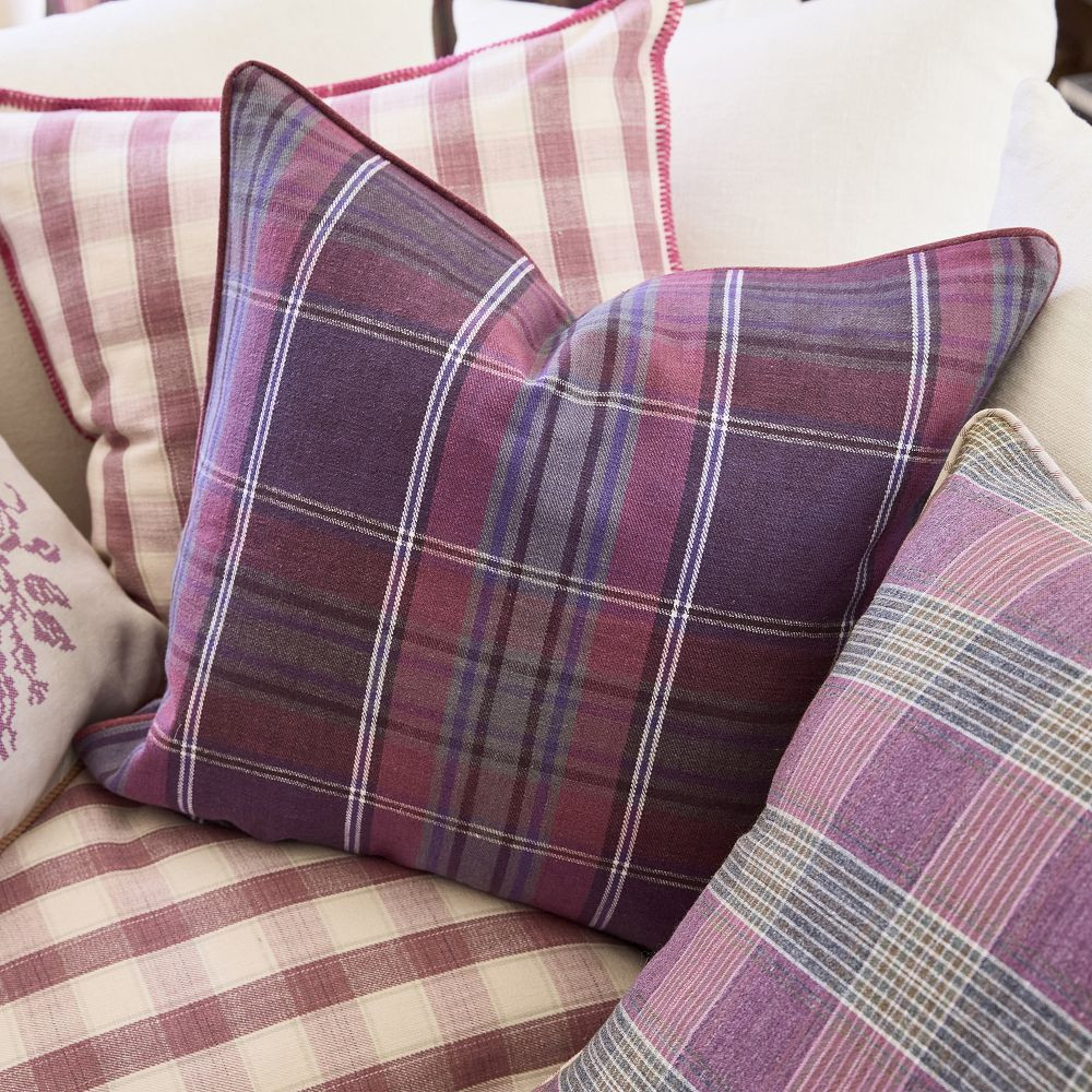 Quinn Woven Plaid Pillow Cover | GreenRow