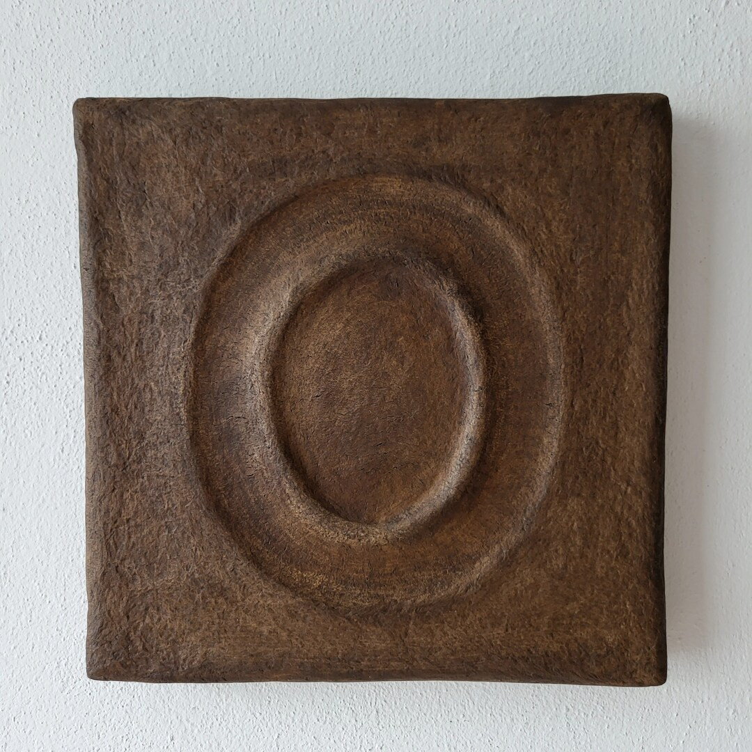 Abstract Structural Wall Art, , Wabi Sabi Paper Mache Clay Canvas Abstract Wall Art, Handmade Pap... | Etsy (US)