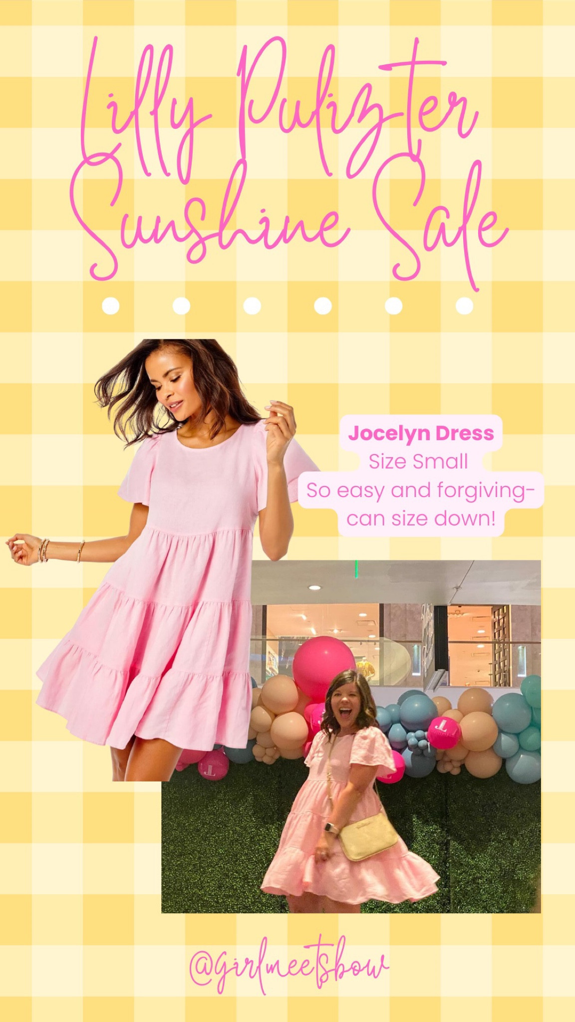 Lilly Pulitzer Jocelyn Dress- sunshine sale ! I wear a size small. 

#LTKfindsunder100 #LTKfindsunder50 #LTKsalealert