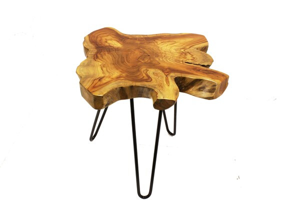 Live Edge Side Table Hand Made With Selected Organic Brazilian | Etsy | Etsy (US)