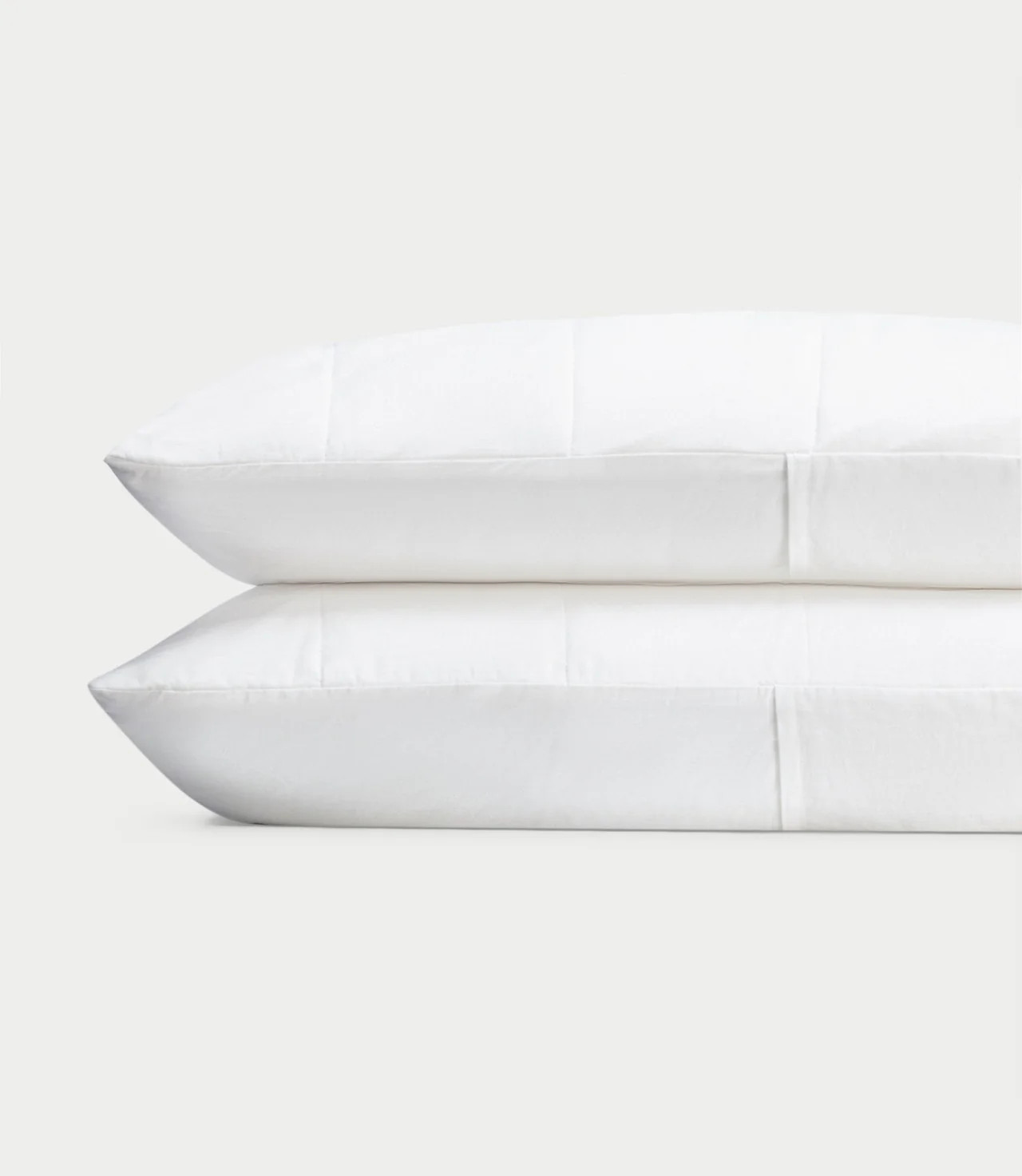 Linen Bamboo Box Quilted Shams | Cozy Earth