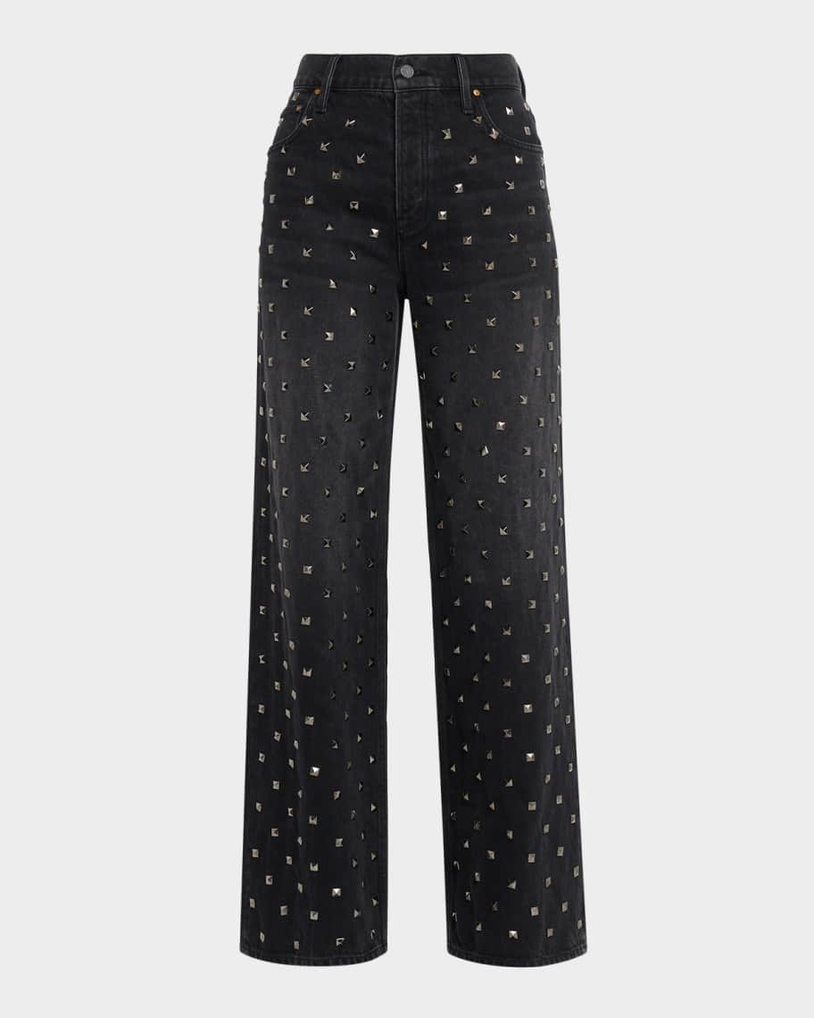 The Smoothie Sneak Studded Jeans | Neiman Marcus