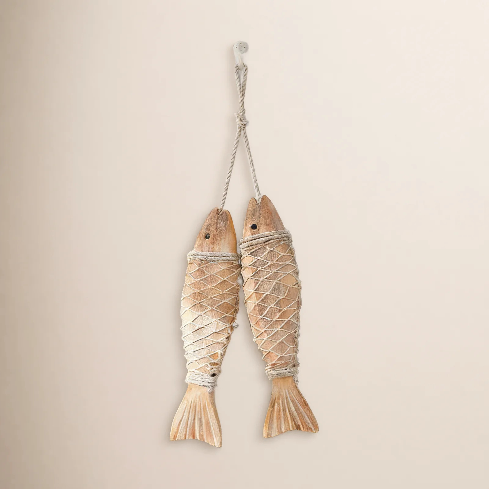Handcrafted Solid Wood Fish Wall Decor | Birch Lane