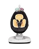 4moms MamaRoo Multi-Motion Baby Swing in Classic Black with Mesh Infant Insert, Yellow | Amazon (US)