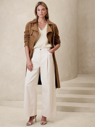 Chunky Deep V-Neck Sweater | Banana Republic Factory