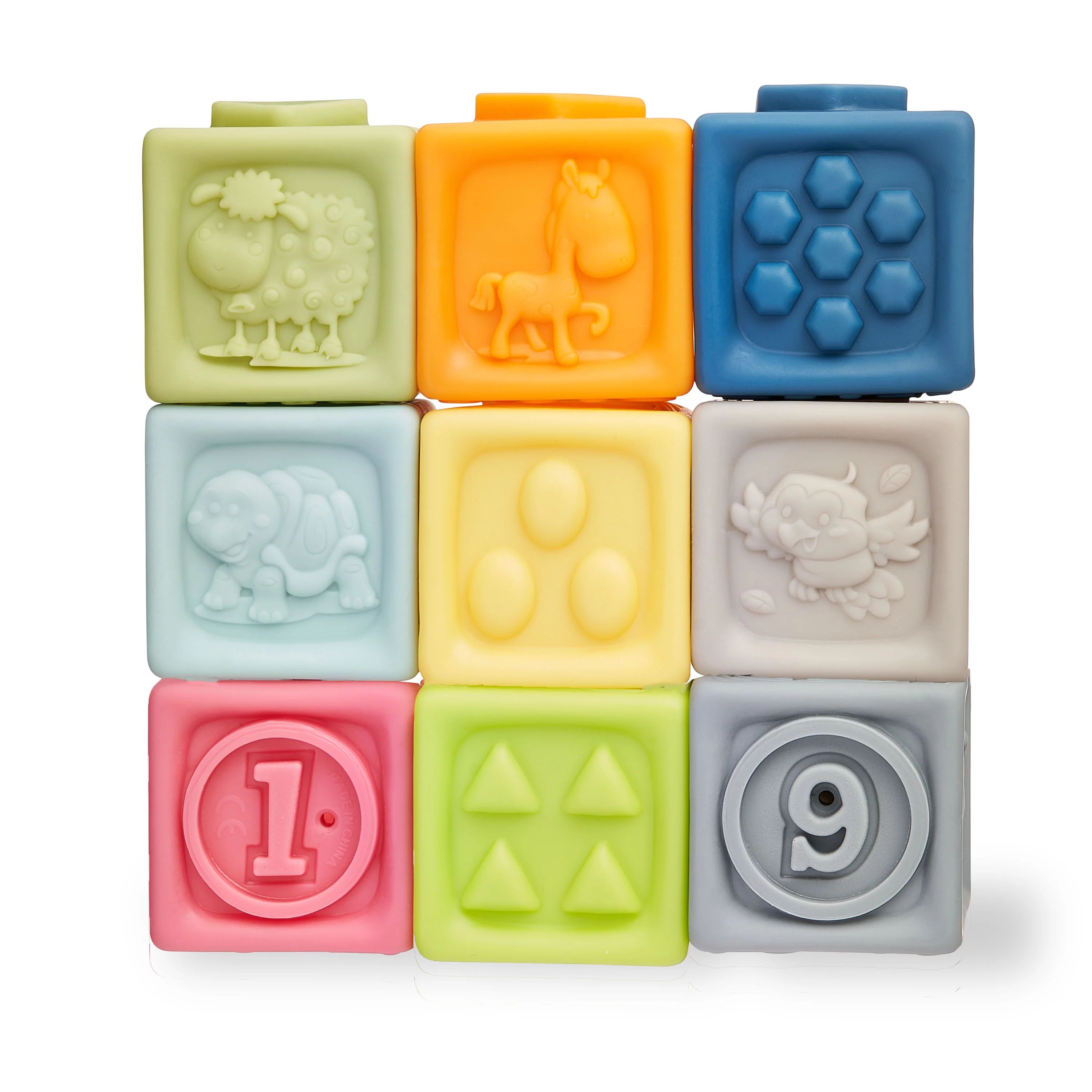 Spark Create Imagine Sensory Stacking Blocks, 9 Pieces | Walmart (US)