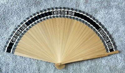 Dior Original Folding Fan Novelty Dior Viera Garden Black 2023 Japan Used/Mint  | eBay | eBay US