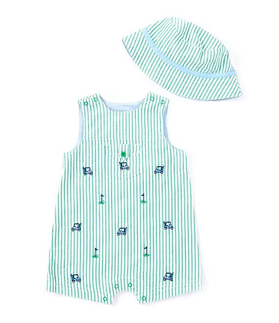 Little Me Baby Boys 3-12 Months Golf Embroidered Sleeveless Shortalls | Dillard's | Dillard's
