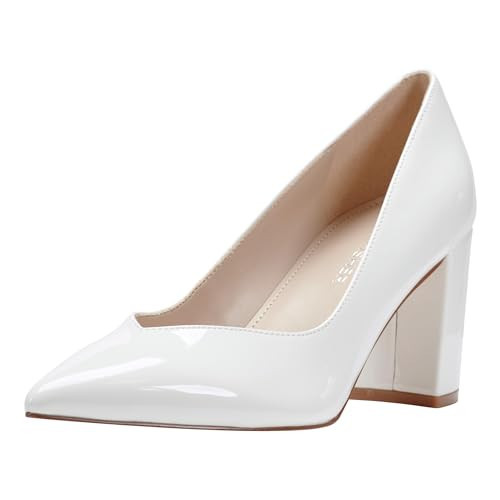 Marc Fisher Women's Caitlin Pump, White 120, 9.5 | Amazon (US)