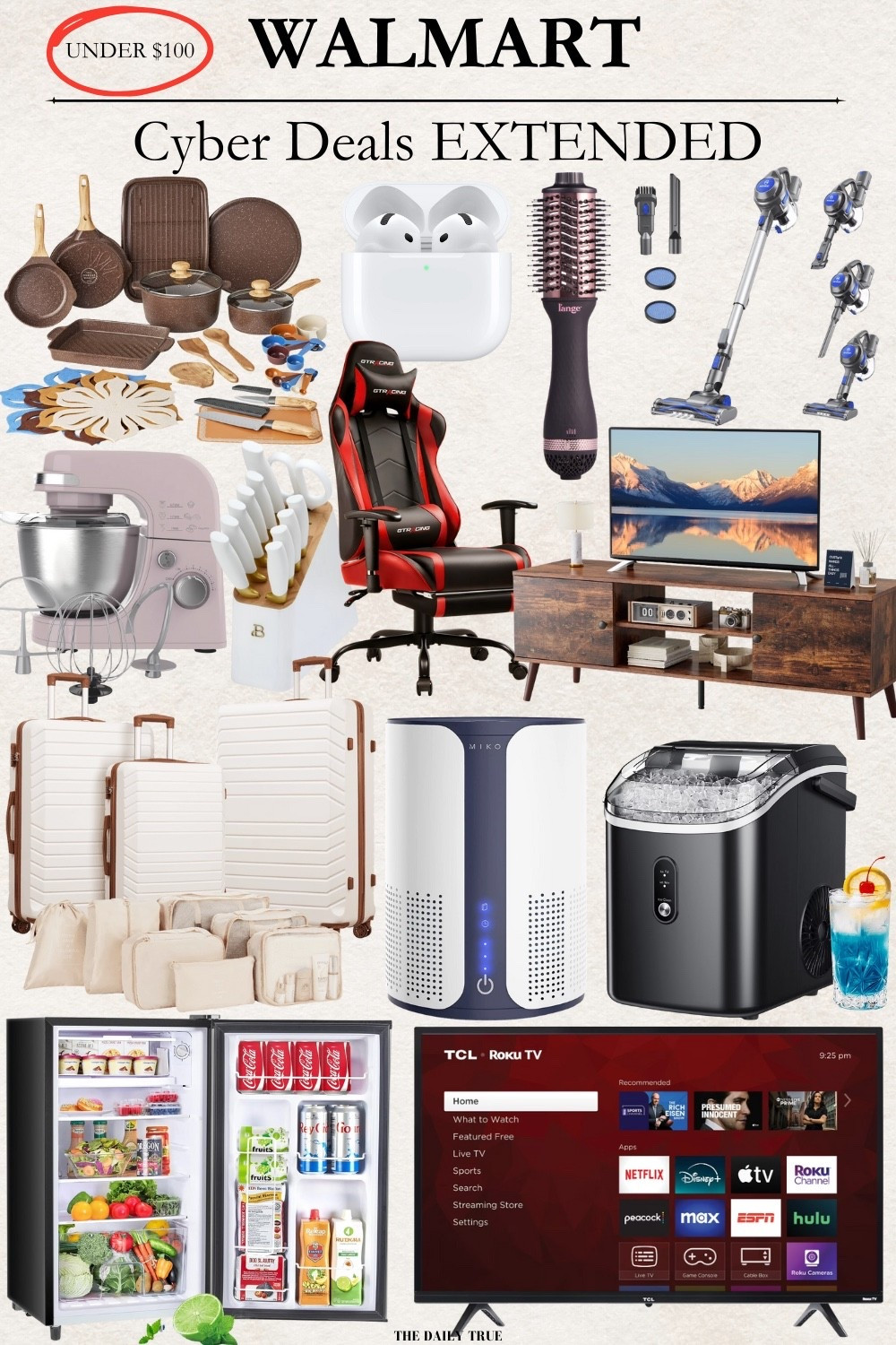 Walmart cyber Monday deals EXTENDED 🤯 all of these finds are under $100!

Cyber Monday, gift ideas, pioneer woman, ice machine, luggage set, mini fridge, gaming chair, TV deals, AirPods, sales

#LTKHoliday #LTKSaleAlert #LTKFindsUnder100