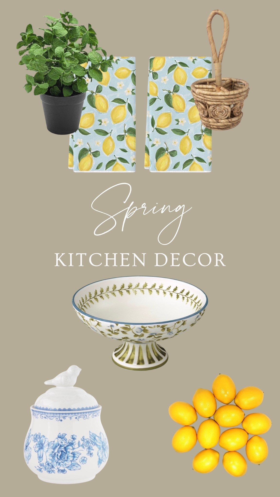 Spring touches for your kitchen🍋🍯

#LTKSeasonal #LTKHome