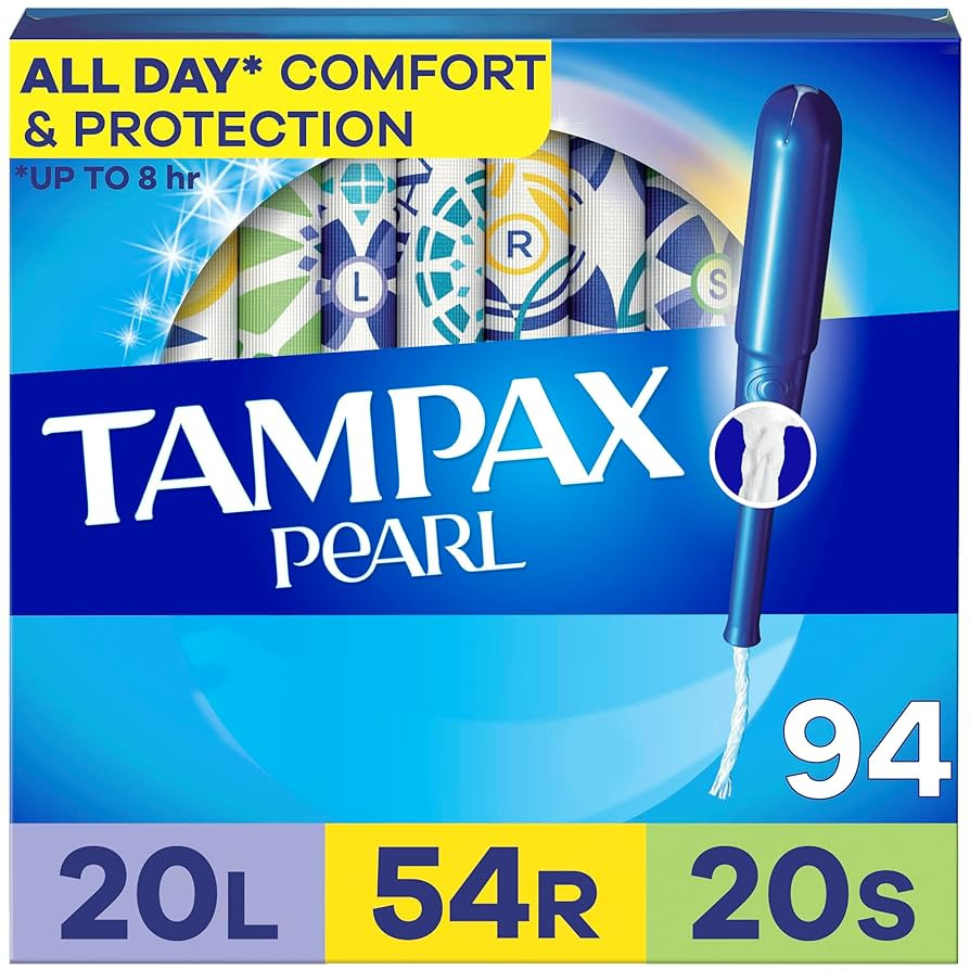 Tampax Pearl Tampons Multipack, with LeakGuard Braid, Light/Regular/Super Absorbency, Unscented, ... | Amazon (US)
