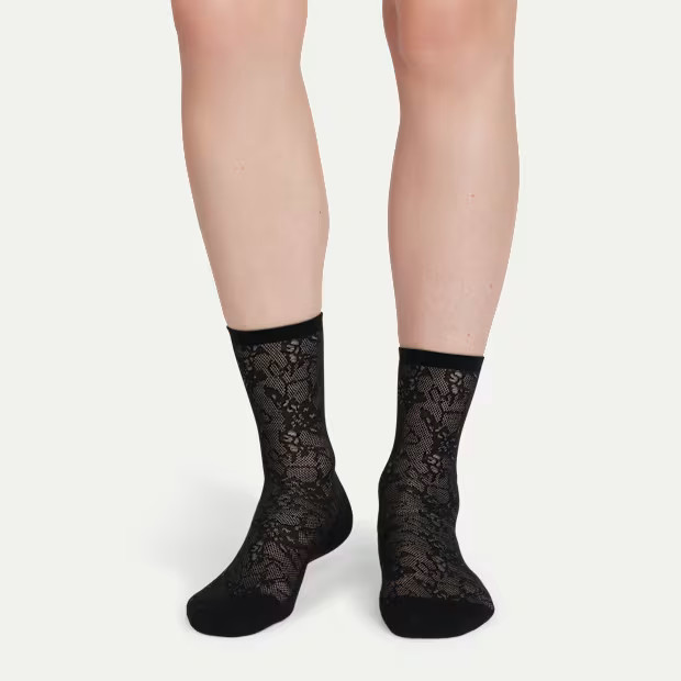 Women’s Floral Lace Half Calf Socks | Bombas