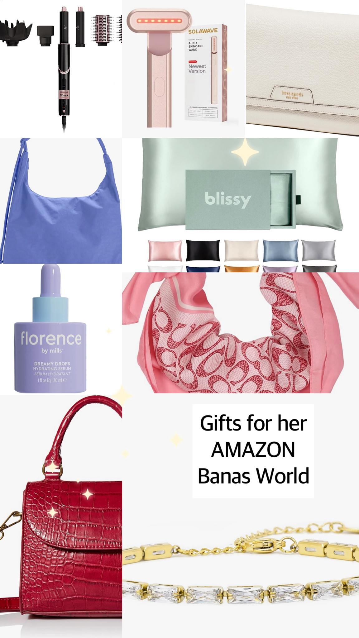 Gifts for her from Amazon. You can choose from chic bags, scarfs, and beauty products 

#LTKFindsUnder100 #LTKGiftGuide #LTKHoliday