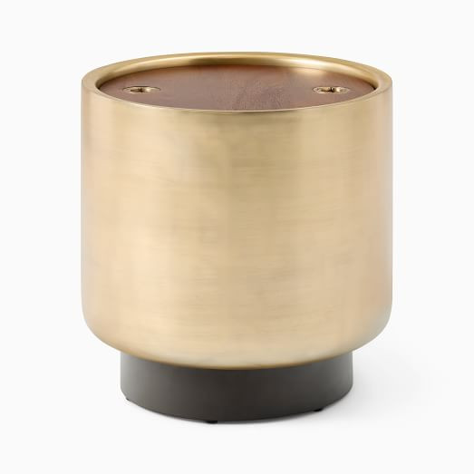 Drum Storage Side Table (20") | West Elm (US)