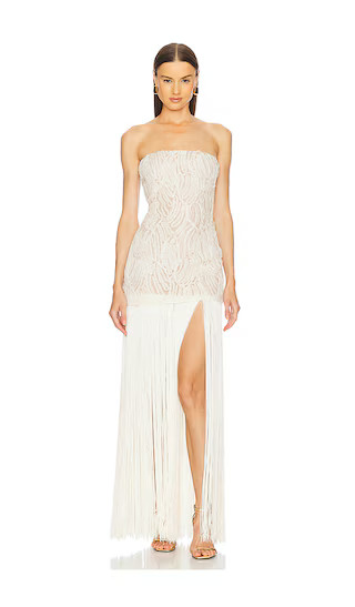 x REVOLVE Mathilde Maxi Dress in Ivory | Revolve Clothing (Global)