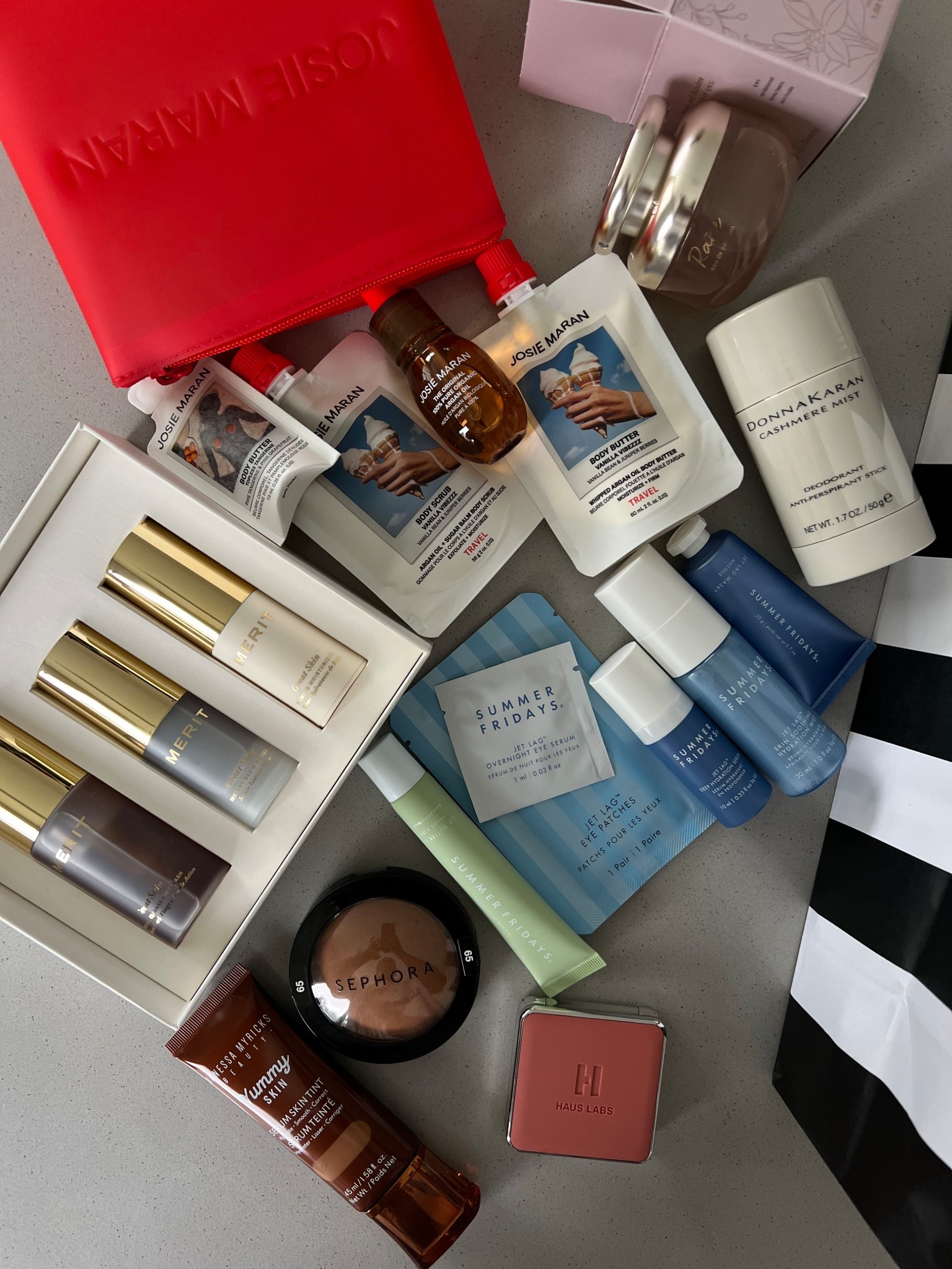 Sephora sale haul alert 🚨🧴



travel essentials, toiletries, merit beauty great skin, Josie maran body butters, skincare, body care, Donna Karan deodorant, summer Fridays, rare beauty perfume, fragrance, micro smooth face powder, danessa myricks yummy skin, haus labs blush, lip balm, serum, primer, moisturizer 

#LTKFindsUnder50 #LTKSaleAlert #LTKBeauty