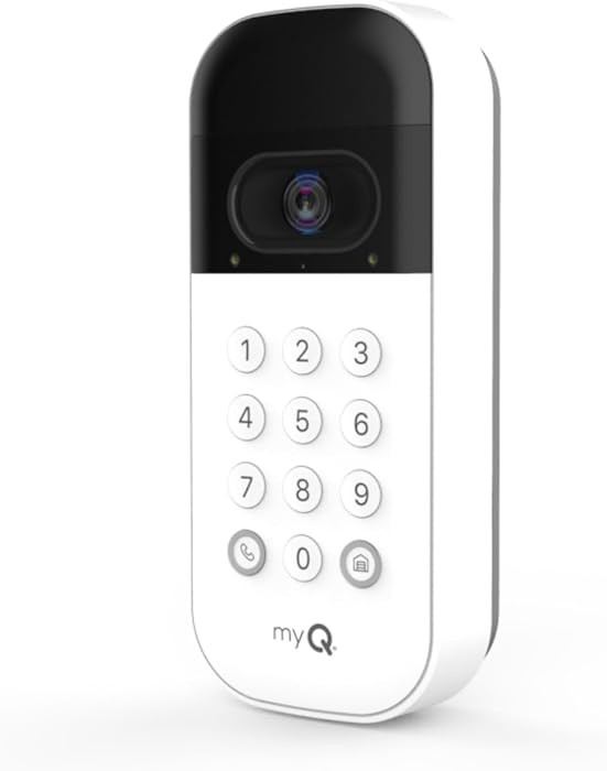 Chamberlain myQ AI-Powered Smart Garage Video Keypad – Wireless Garage Door Keypad with Integra... | Amazon (US)