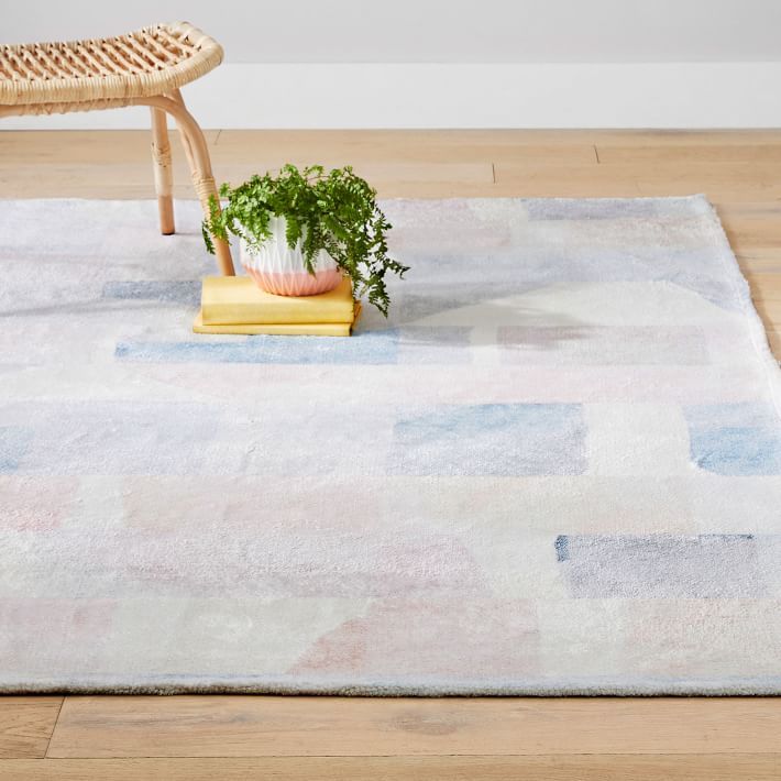 west elm x pbdorm Modern Shapes Washable Performance Rug | Pottery Barn Teen