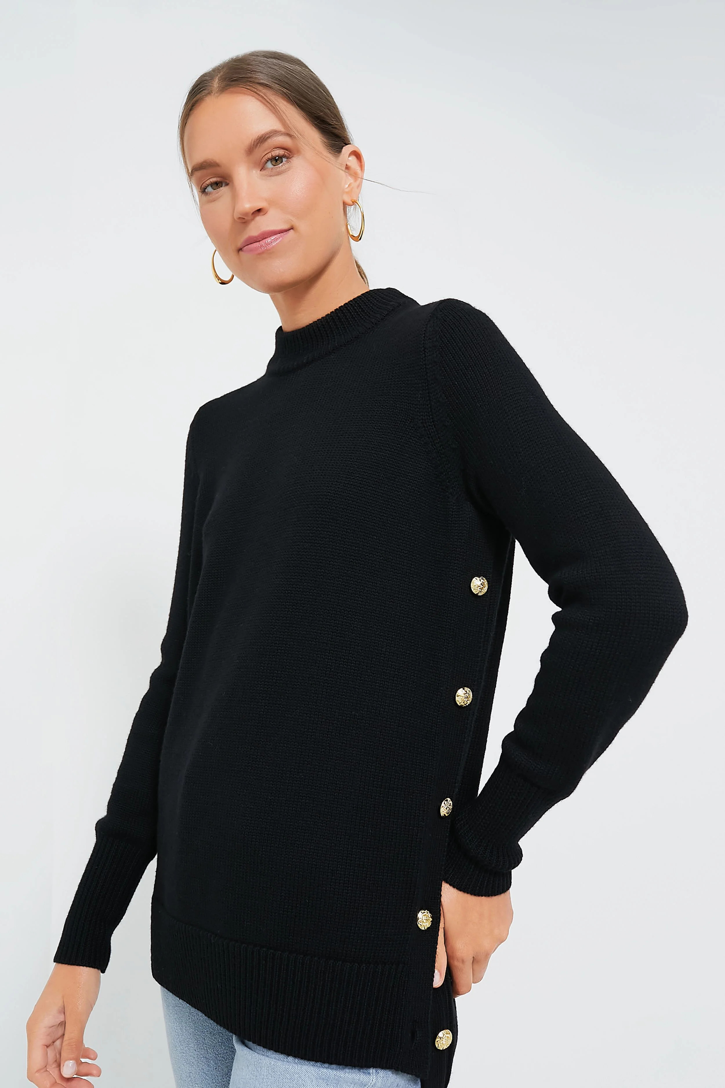 Black Bexley Sweater | Tuckernuck (US)