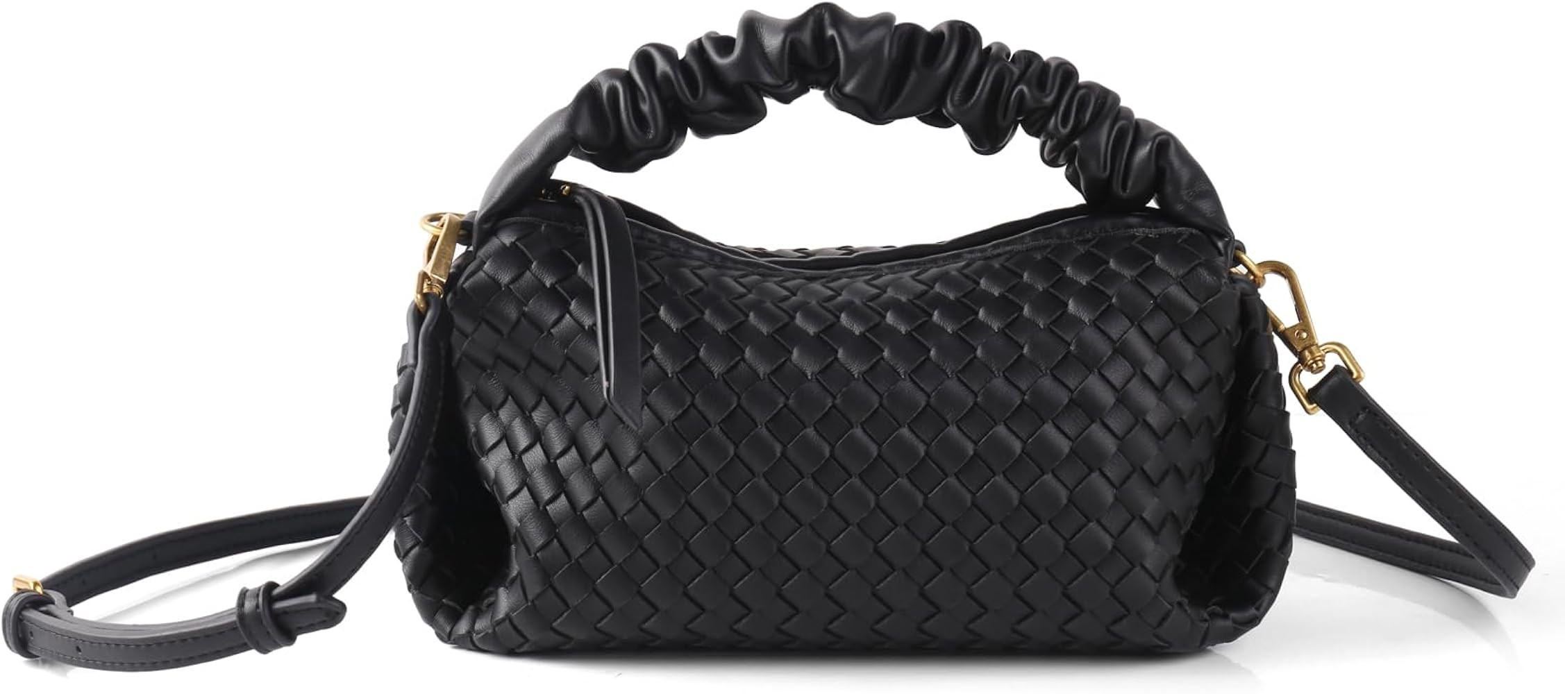 Woven Handbag for Women, Woven Crossbody Bags for Women, Designer Ladies Hobo Bag Bucket Purse Fa... | Amazon (US)