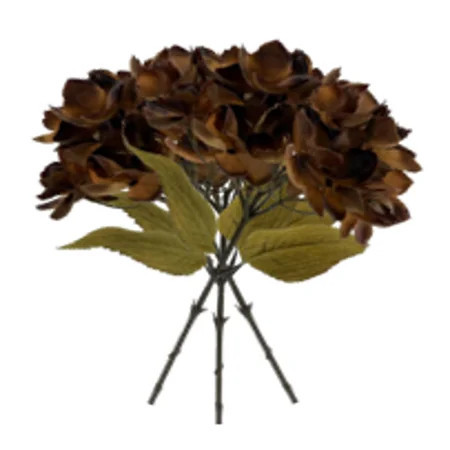 My Texas House Faux Hydrangea Bundle, Brown, 19.69" | Walmart (US)