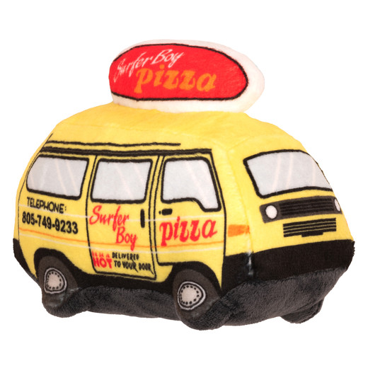 Stranger Things™ Surfer Boy Pizza Van Plush Squeaker Dog Toy | Five Below