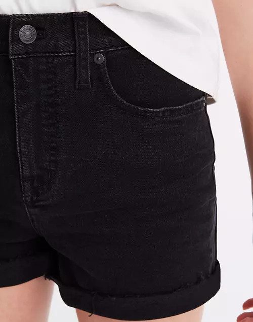 High-Rise Denim Shorts in Lunar Wash | Madewell