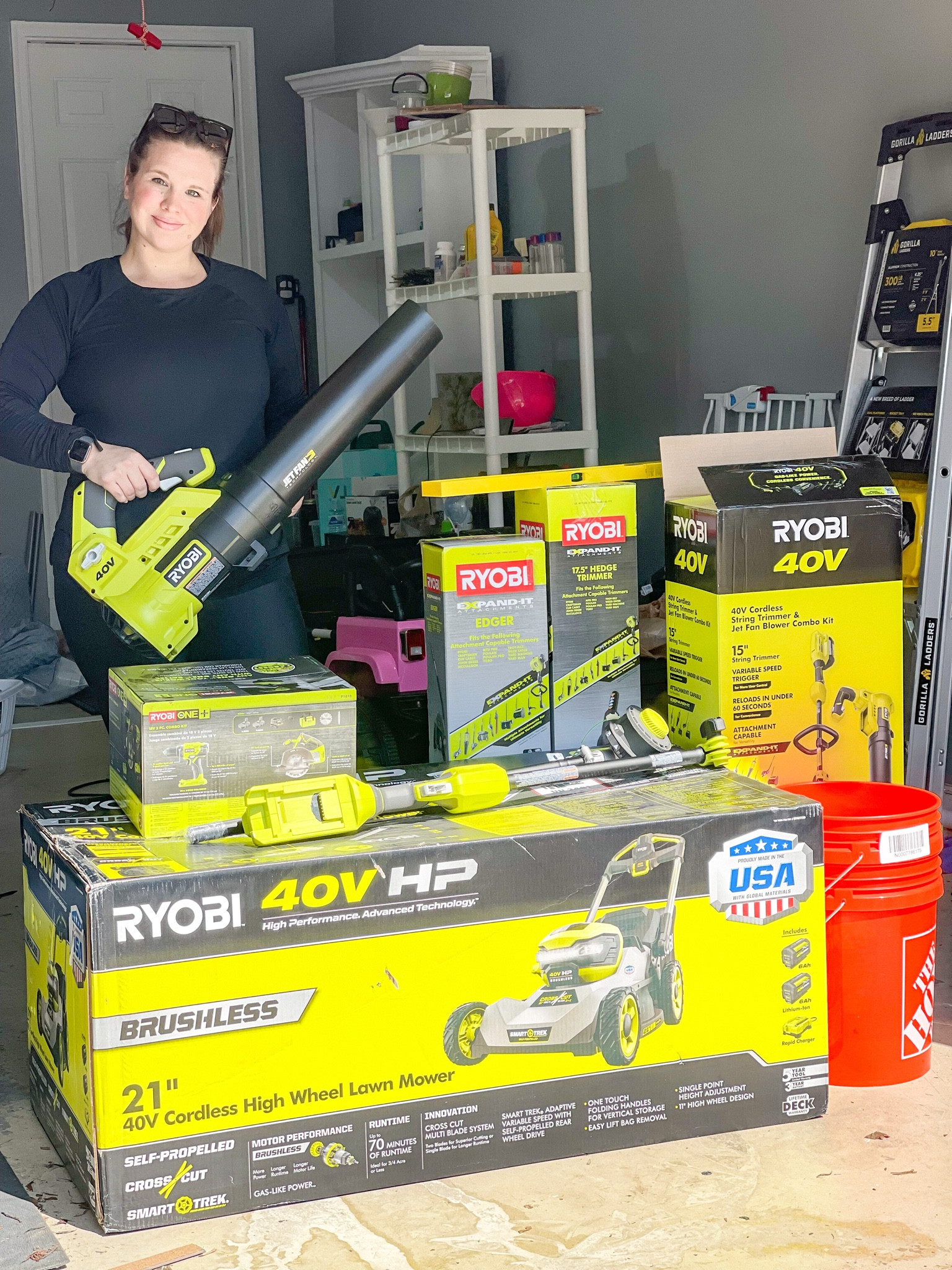 My favorite brand of tools 

Ryobi tools garage lawnmower diyhome 

#LTKHome