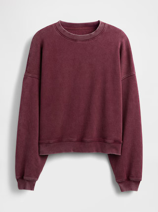 VintageSoft Wedge Crewneck Sweatshirt | Gap (US)