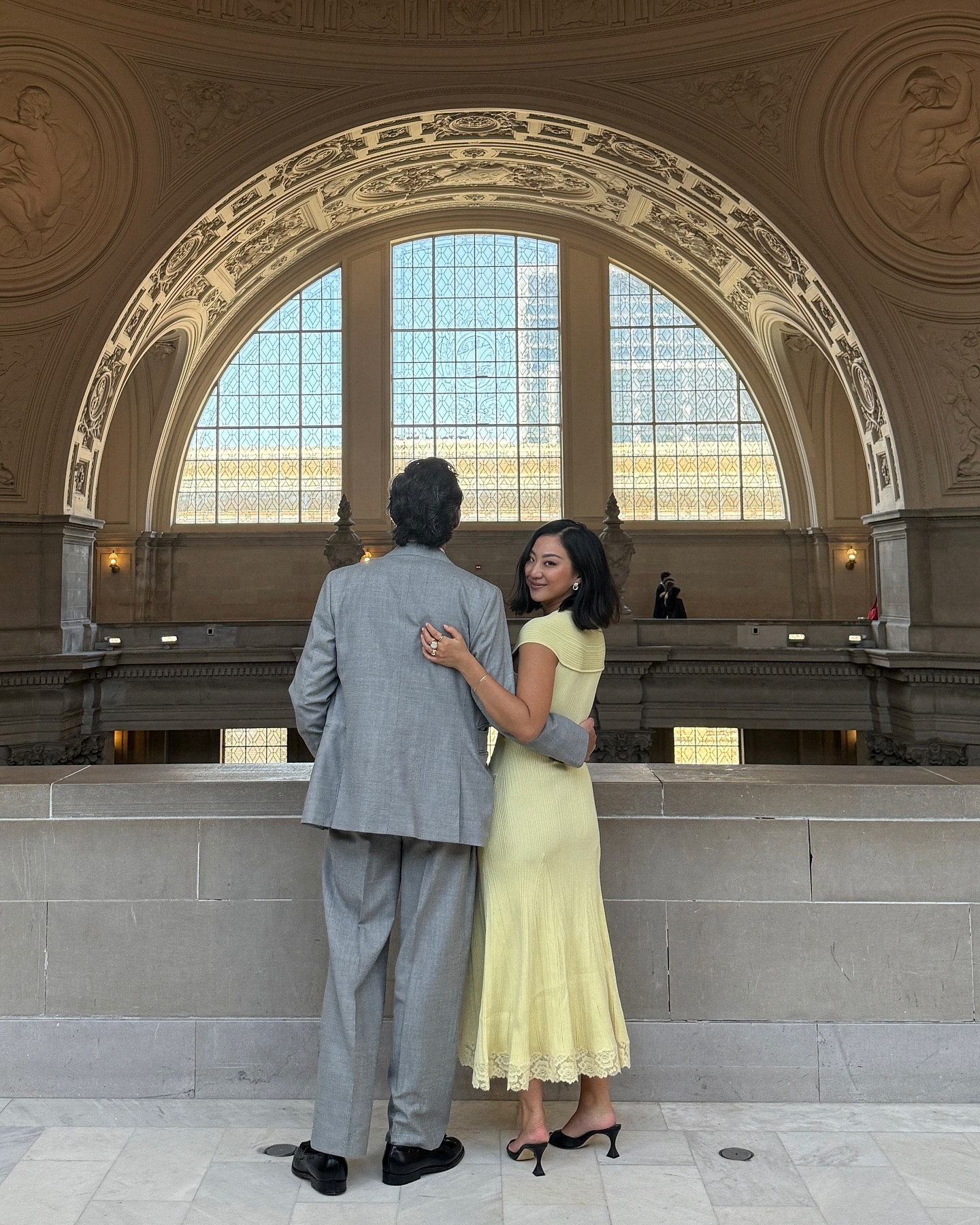 Back at city hall — this time to see my little sister tie the knot!!! The sweetest and most joyous day, and she made the most beautiful bride. Congrats to @carleenwang and my new brother-in-law @otherdavid, love you both so much xx