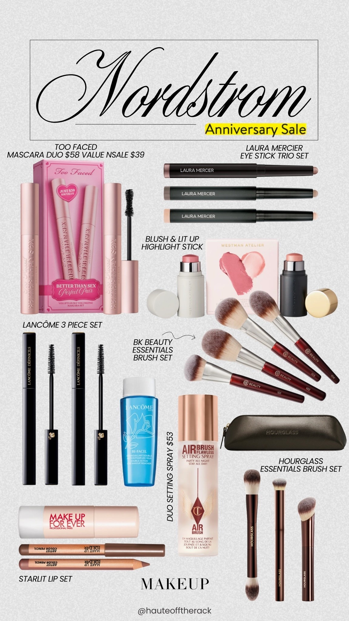 Nordstrom anniversary early access is here! If you can shop yet start adding to your wishlist so you can checkout quickly without all your favorites selling out!

#norstromsale #nordstromanniversarysale #nordstrom #nsalebeauty #beautybundle #bkbeauty #makeupbrushes #toofaced #blush #lancome #makeupremover #mascara

#LTKSaleAlert #LTKBeauty #LTKselfcare