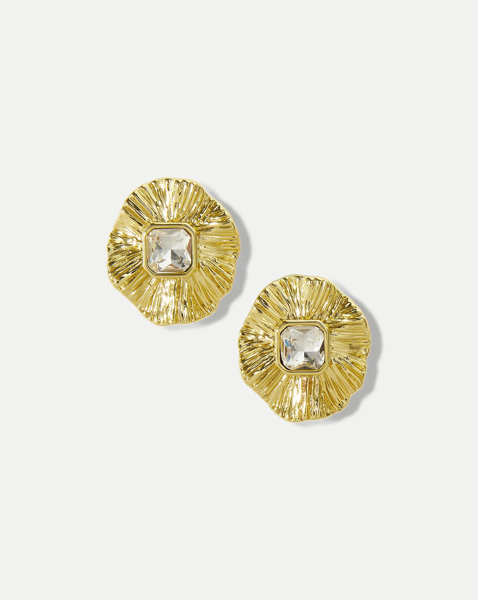 Gold Floral Earring | Veronica Beard