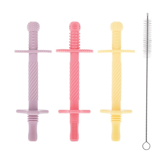 Nuby Silicone Teething Tubes - 3 Pack | Amazon (US)