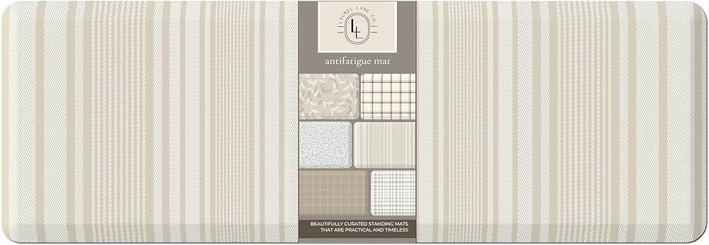 Anti Fatigue Mat by Laurel Lane Co. – Designer Anti Fatigue Mats for Kitchen Floor, Kitchen Mat... | Amazon (US)