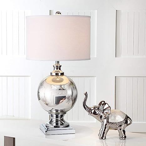 SAFAVIEH Lighting Collection Icott Modern Mercury Glass 28-inch Bedroom Living Room Home Office D... | Amazon (US)
