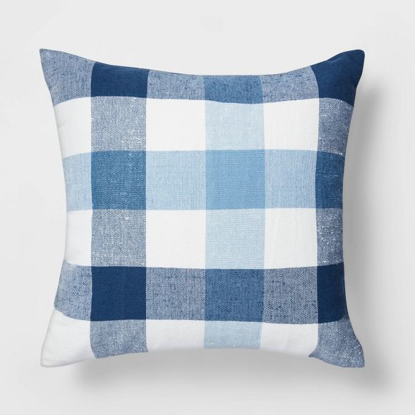 Square Check Pillow - Threshold™ | Target