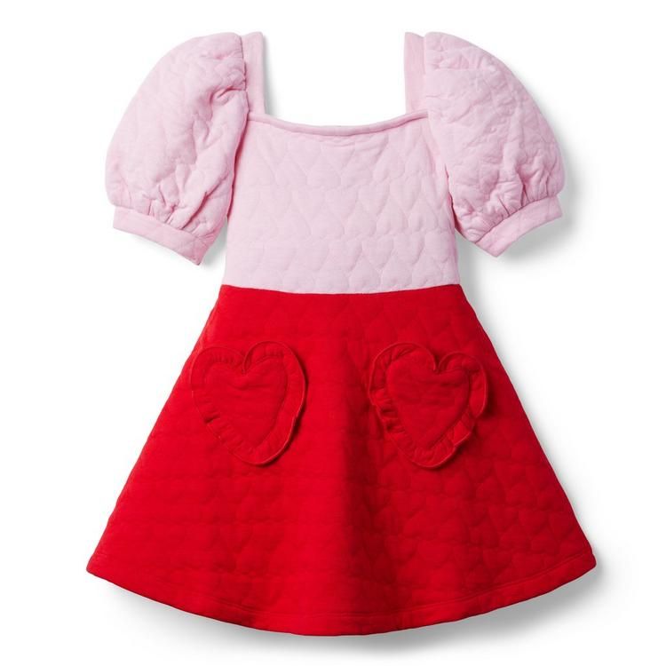 Quilted Heart Jacquard Dress | Janie and Jack