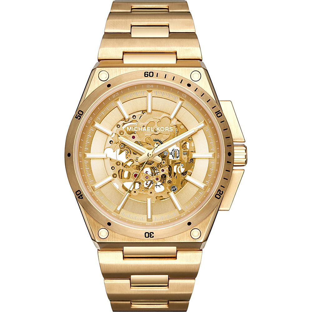 Michael Kors Watches Wilder Skeleton Automatic Watch Gold - Michael Kors Watches Watches | eBags