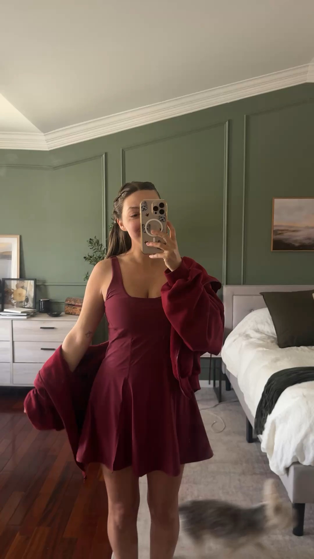 The cutest active dress and oversized zip up to pair together! Wearing size small in dress and M/L in zip up! 

#LTKgrwm #LTKmomlife #LTKootd