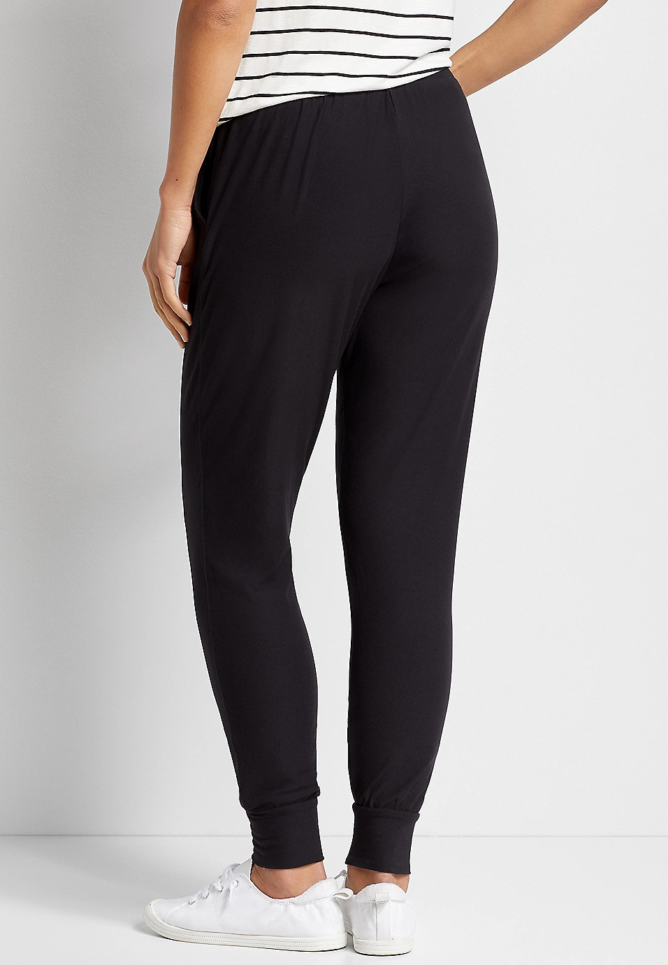 Ultra Soft Black Jogger | Maurices